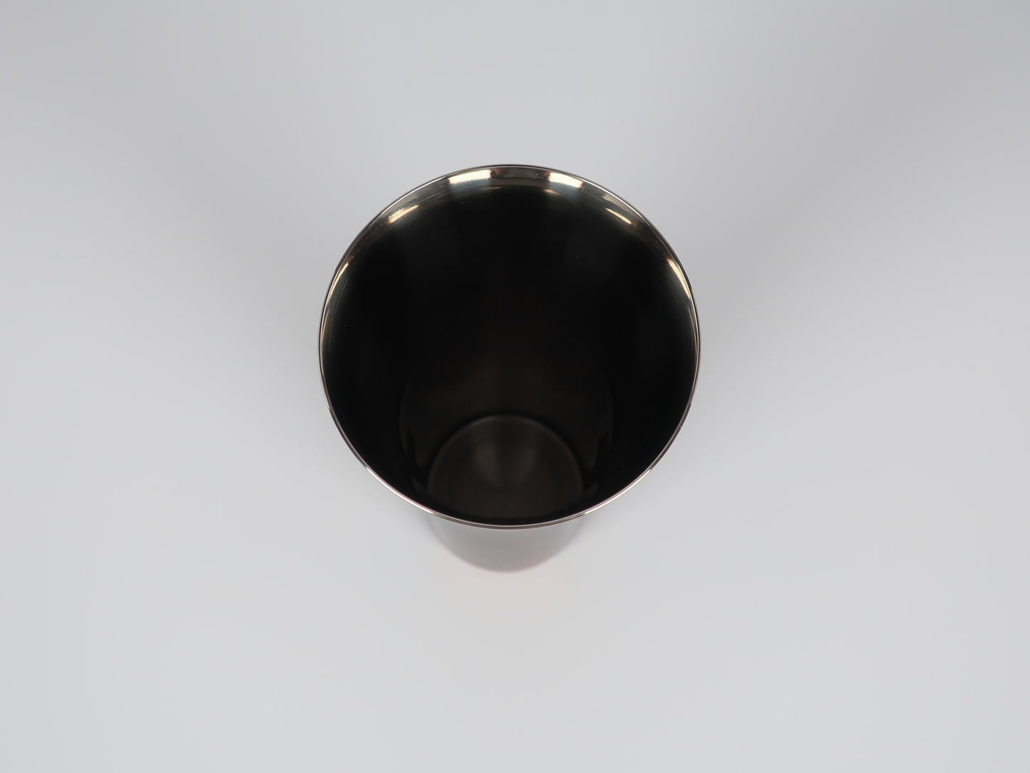 Lacquered (Shi-moa) Beer Cup, Sandalwood, Black, Yamanaka Lacquerware, Tsubame-Sanjo