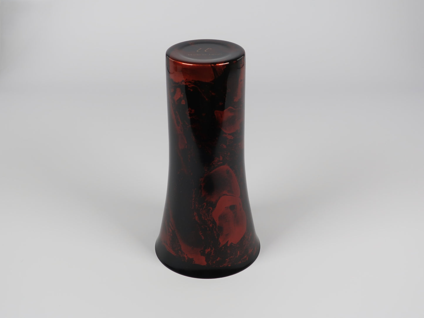 Lacquered (Shi-moa) Beer Cup, Sandalwood, Black, Yamanaka Lacquerware, Tsubame-Sanjo