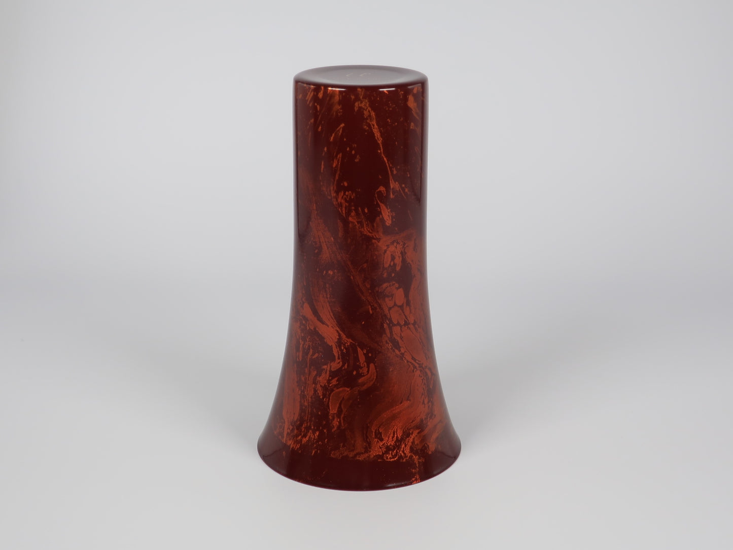 Lacquered (Shi-moa) Beer Cup, Sandalwood, Red, Yamanaka Lacquerware, Tsubame-Sanjo
