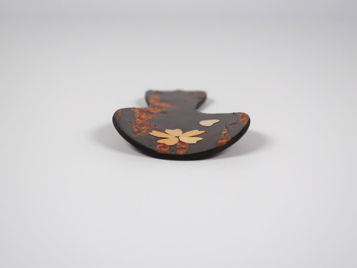 Kakunodate Kabazaiku Tea Spoon, Made from Wild Cherry Bark, Tea Ceremony Utensils