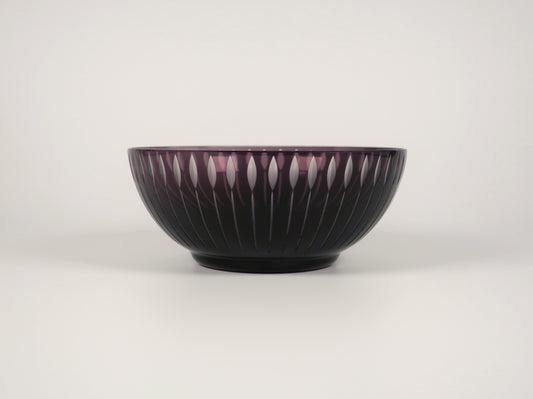 Edo Kiriko Bowl with Diamond Pattern