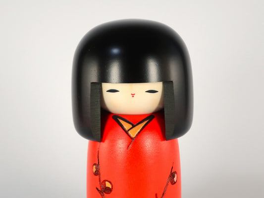 Creative Kokeshi Doll - Usaburo Kokeshi - Flower Poem