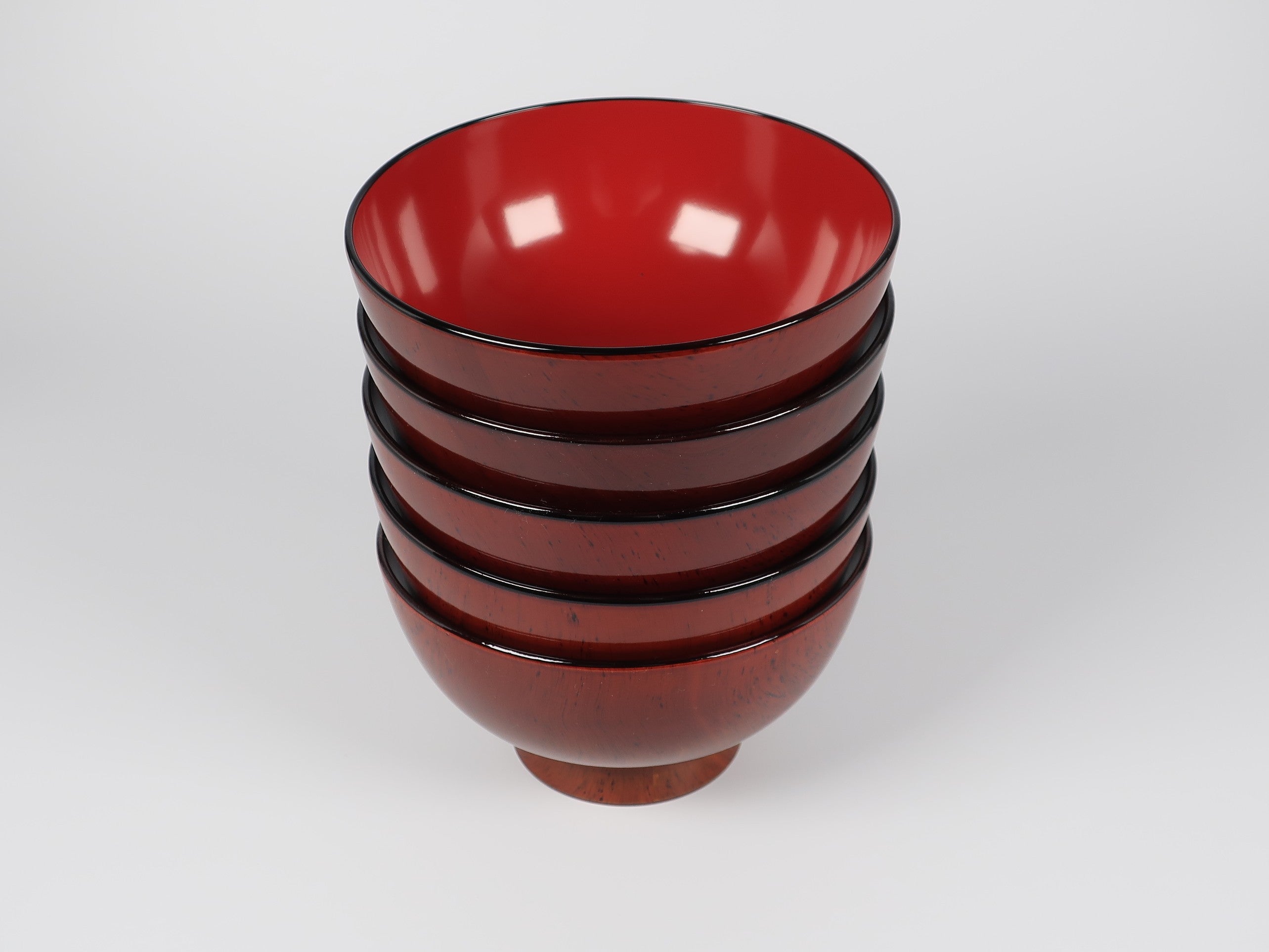 ヴィンテージ> 会津塗 汁椀 5点セット – Tokoro Bloom