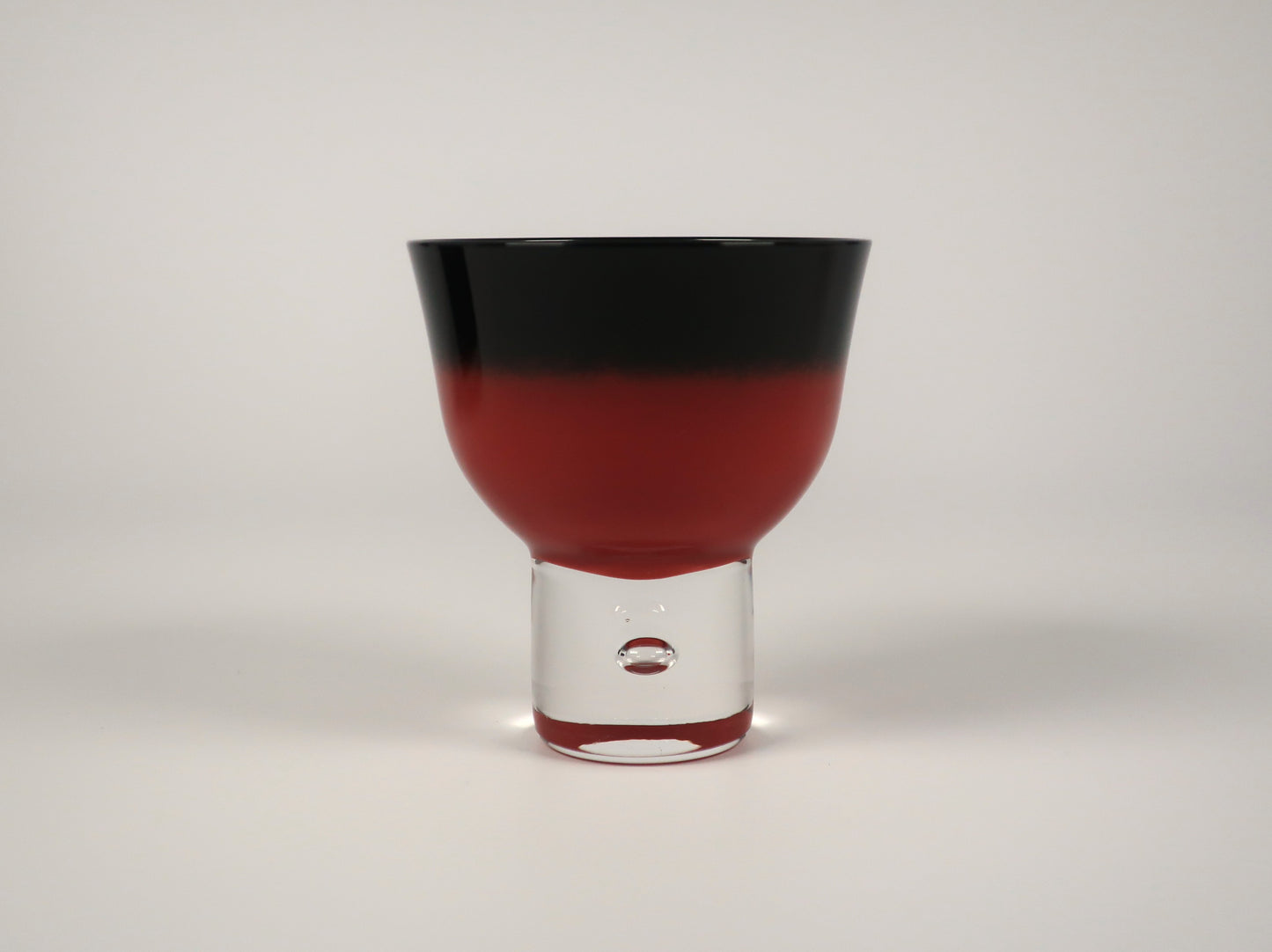 Aizu Lacquerware Cold Sake Glass with Black Gradient