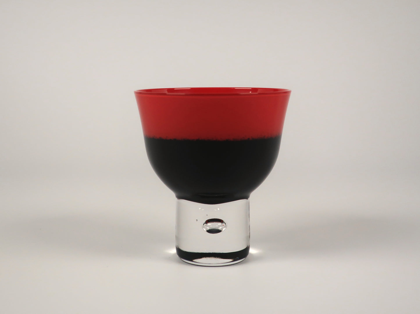 Aizu Lacquerware Cold Sake Glass, Vermilion Gradient
