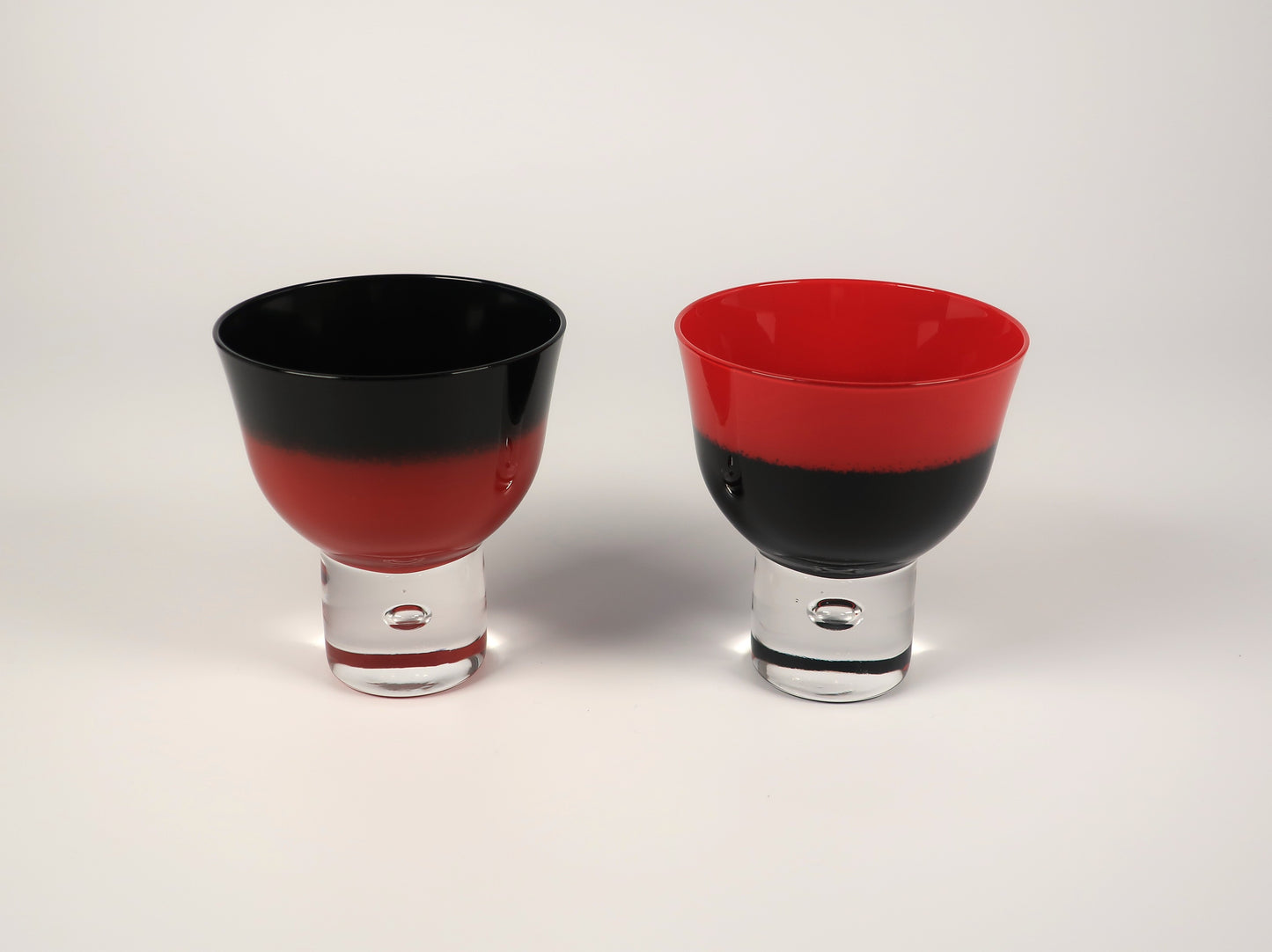 Aizu Lacquerware Cold Sake Glass with Black Gradient