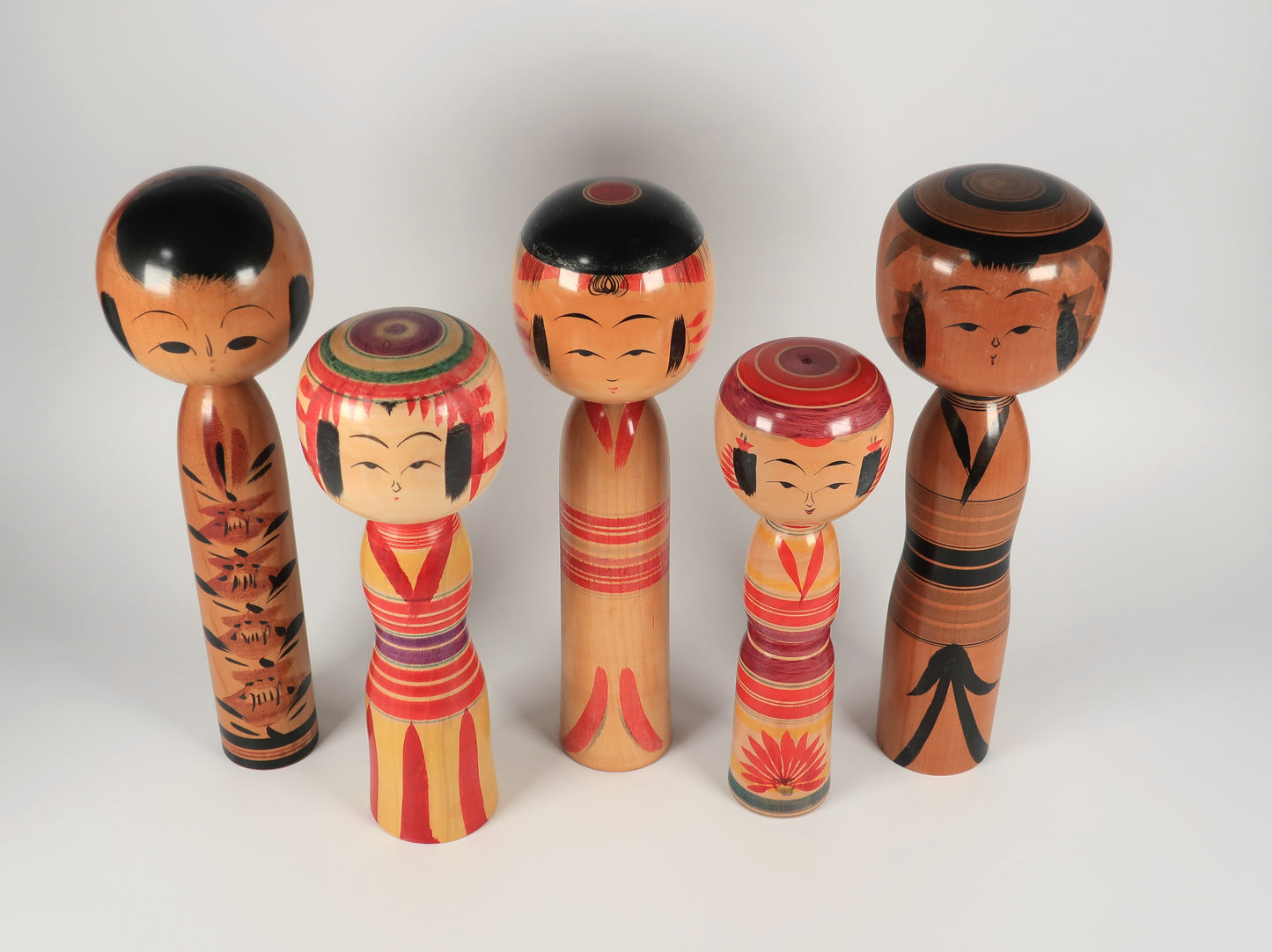 [Vintage] Traditional Kokeshi Yajiro Style by Craftsman Hisashiro Niiyama