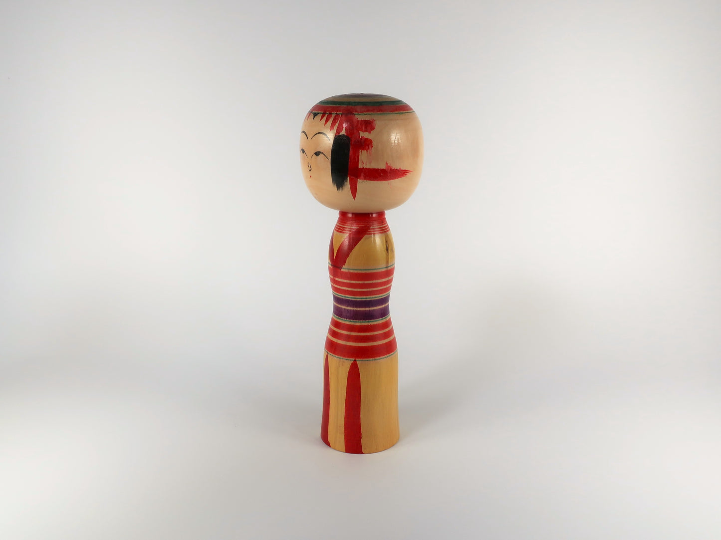 [Vintage] Traditional Kokeshi Yajiro Style by Craftsman Hisashiro Niiyama