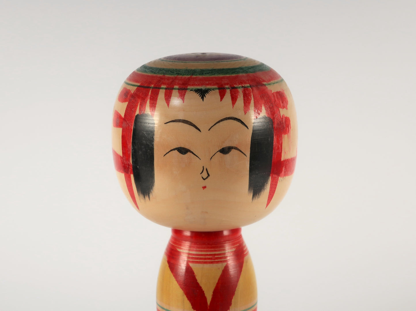 [Vintage] Traditional Kokeshi Yajiro Style by Craftsman Hisashiro Niiyama