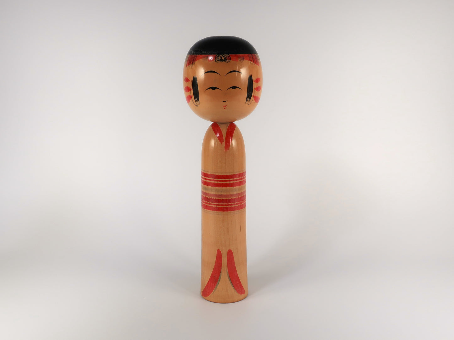 [Vintage] Traditional Kokeshi Yajiro Style by Craftsman Tamio Niyama