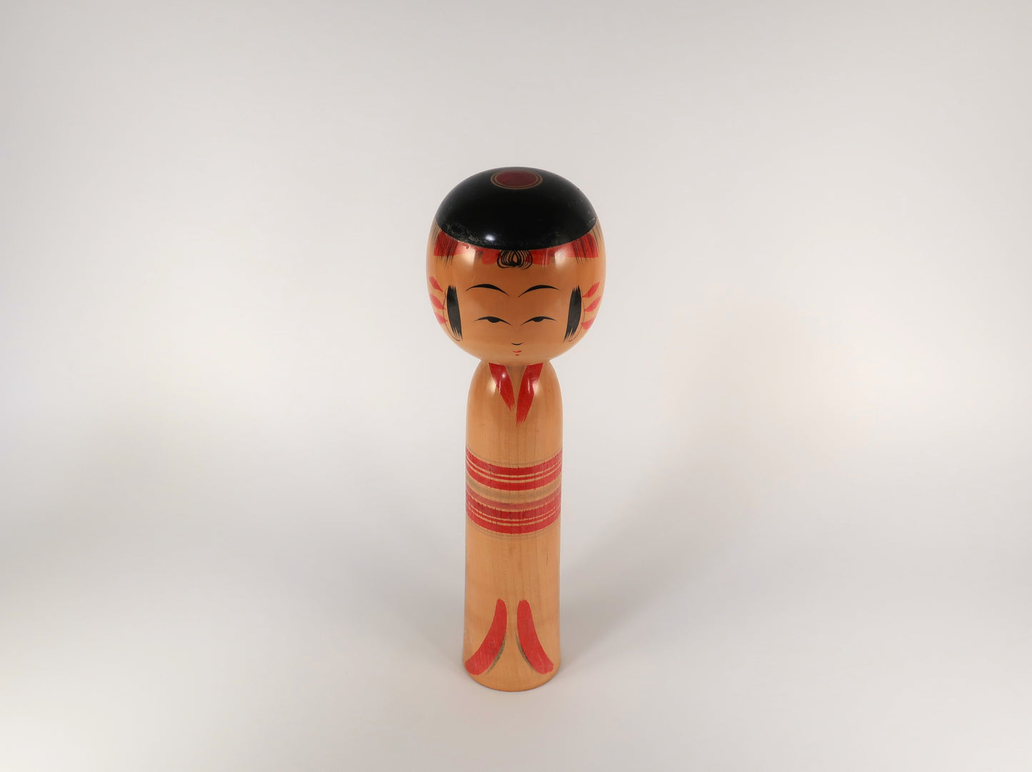 [Vintage] Traditional Kokeshi Yajiro Style by Craftsman Tamio Niyama