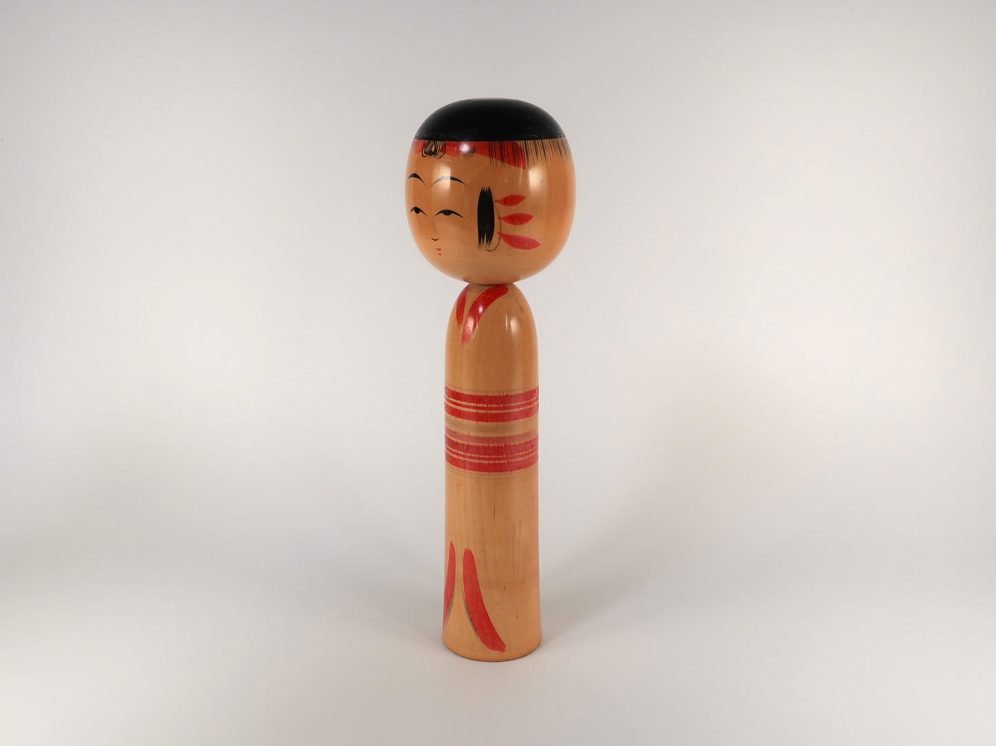 [Vintage] Traditional Kokeshi Yajiro Style by Craftsman Tamio Niyama