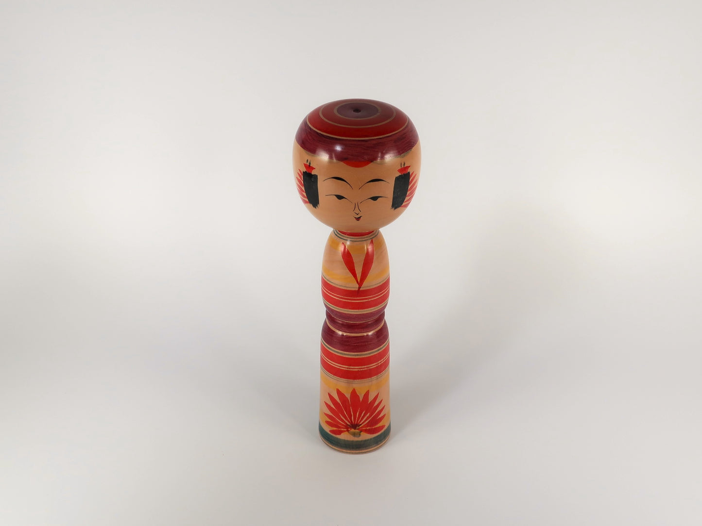 [Vintage] Traditional Kokeshi Yajiro Style by Craftsman Tatsuo Sato