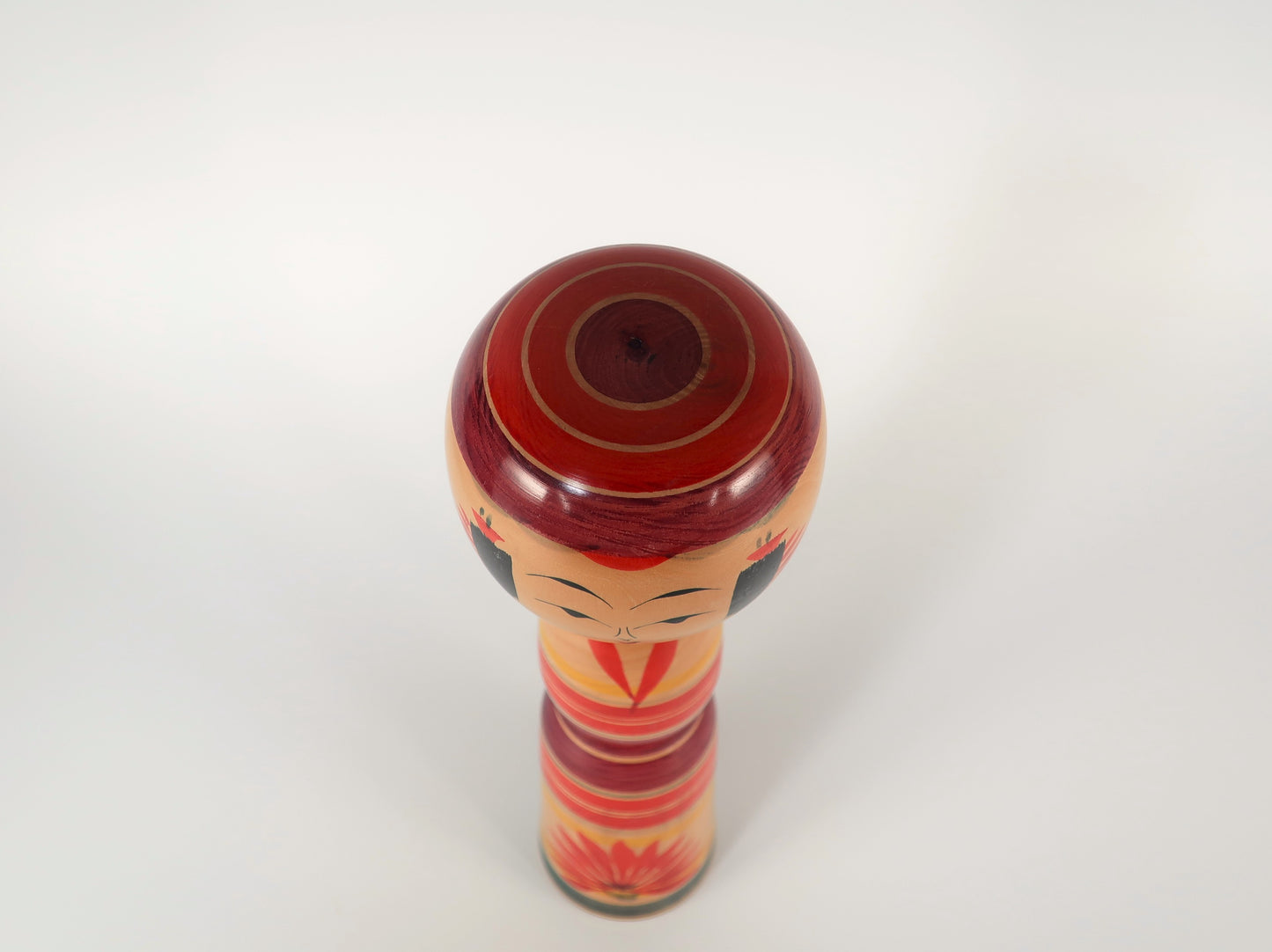 [Vintage] Traditional Kokeshi Yajiro Style by Craftsman Tatsuo Sato