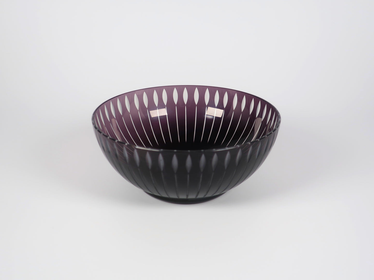 Edo Kiriko Bowl with Diamond Pattern