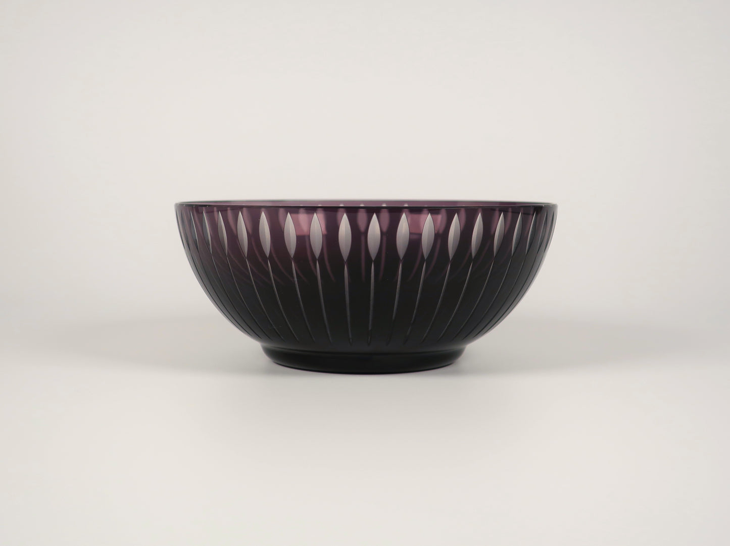 Edo Kiriko Bowl with Diamond Pattern