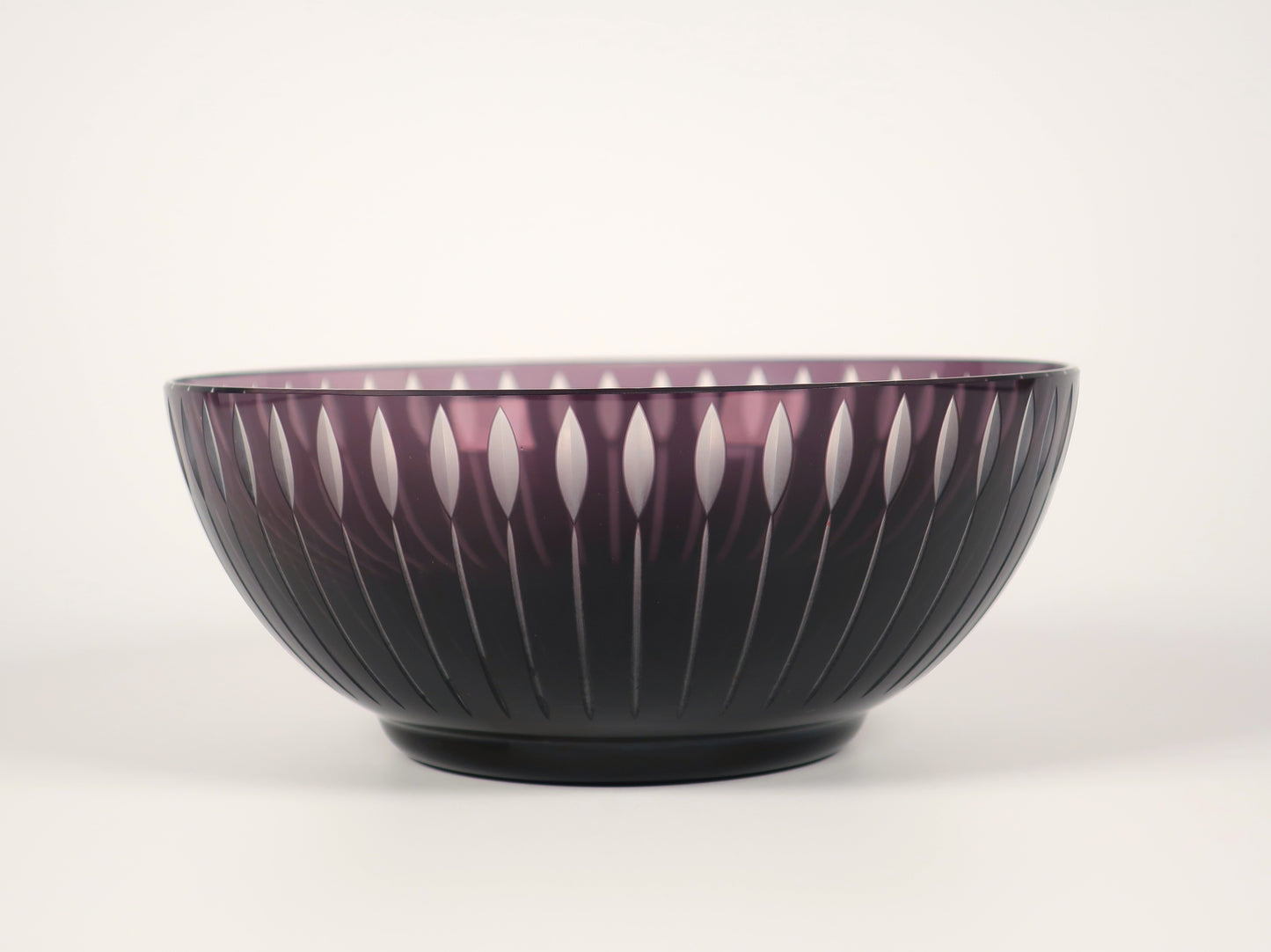 Edo Kiriko Bowl with Diamond Pattern