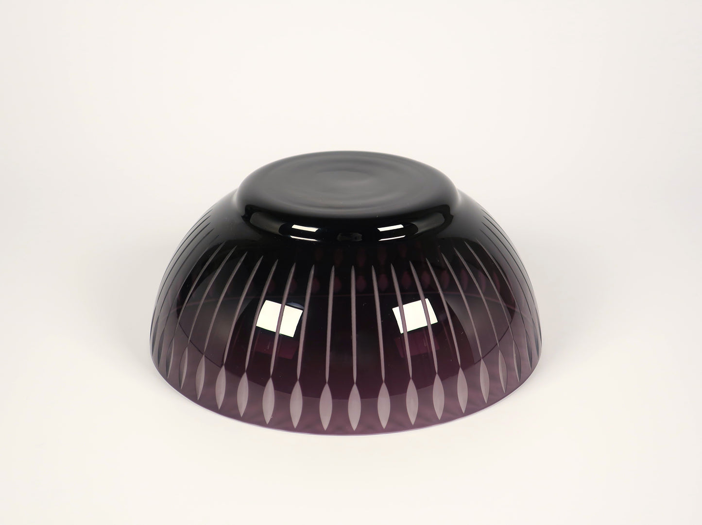 Edo Kiriko Bowl with Diamond Pattern