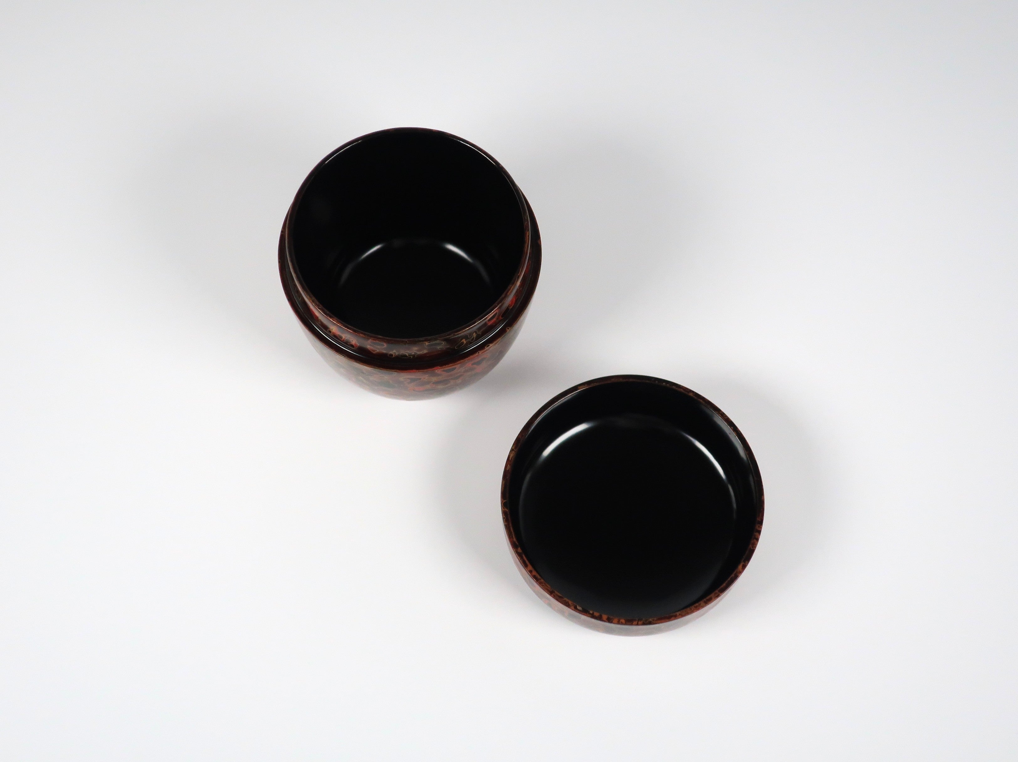 ヴィンテージ＞ 津軽塗 棗（なつめ） 唐塗 金茶色 – Tokoro Bloom
