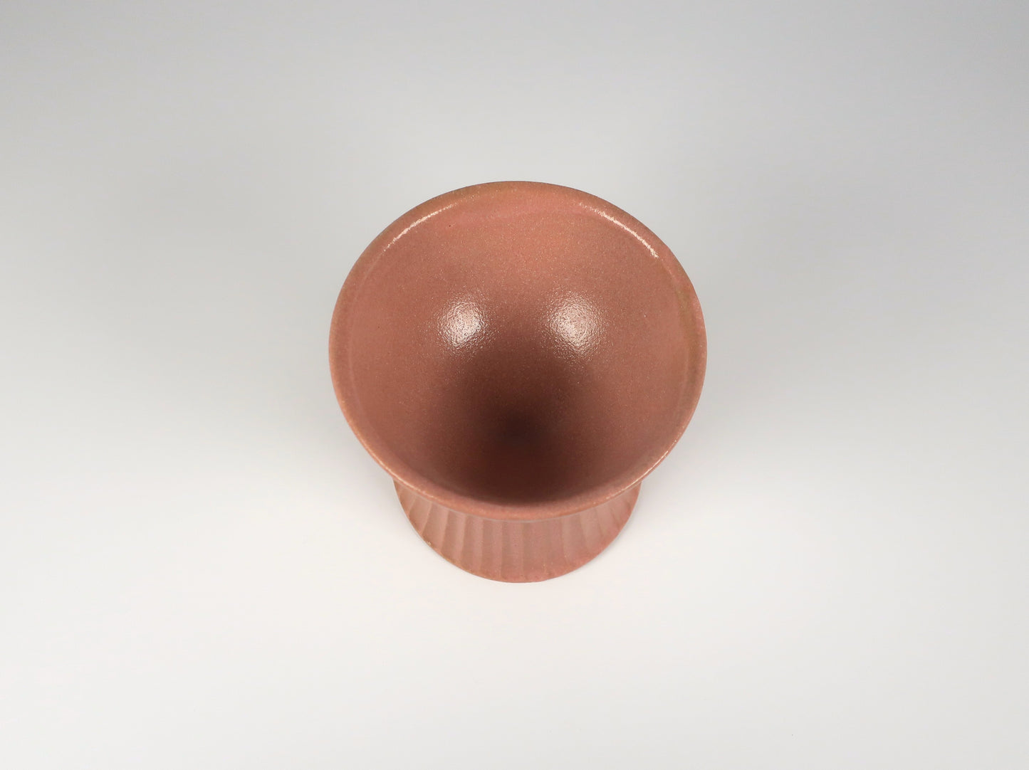 益子焼　ペット用フードボウル　ピンク