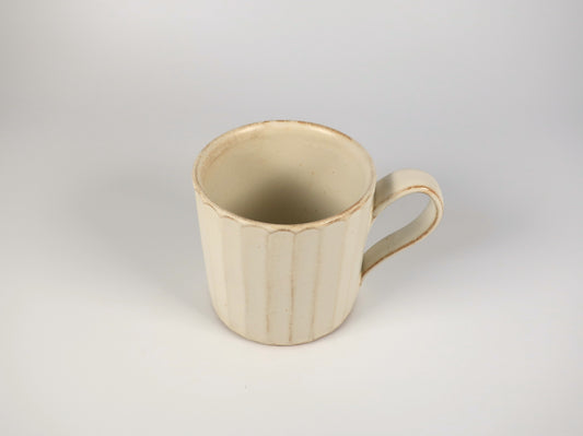 Mashiko Ware Square Mug, Off-White