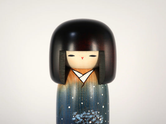 Creative Kokeshi Doll - Usaburo Kokeshi - Snow coverd