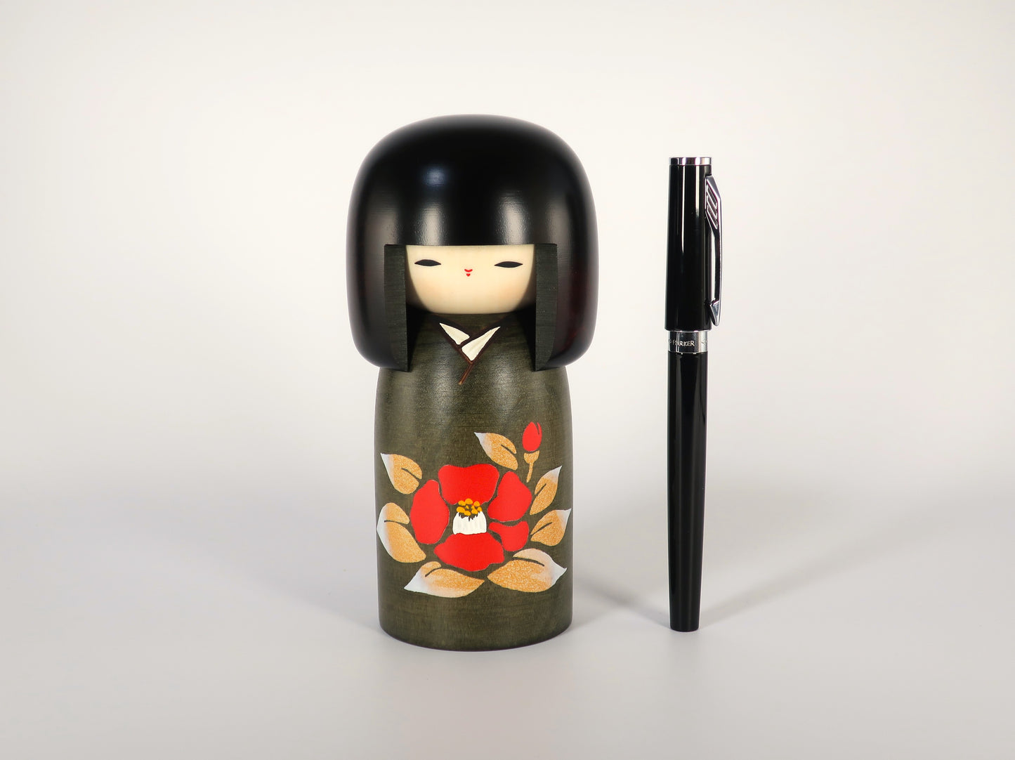創作こけし　卯三郎こけし　椿の里