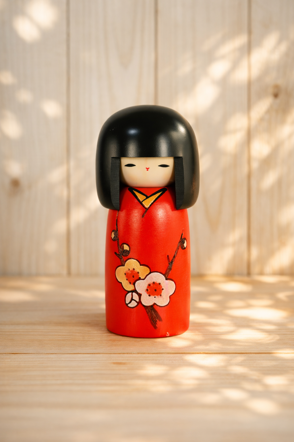 創作こけし　卯三郎こけし　花の詩
